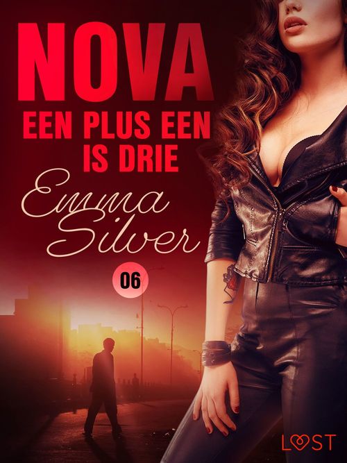 Couverture ebook de Nova 6: Een plus een is drie - erotic noir, de Emma Silver