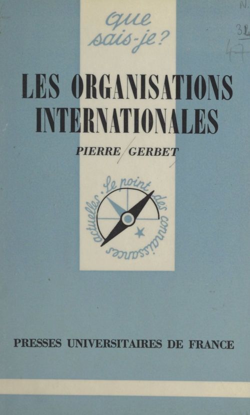 ebook cover of Les organisations internationales, by Pierre Gerbert