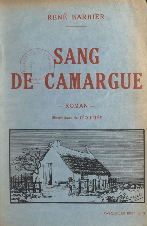 ebook cover of Sang de Camargue, by René Barbier