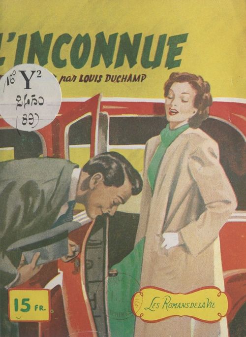 Couverture ebook de L'inconnue, de Louis Duchamp