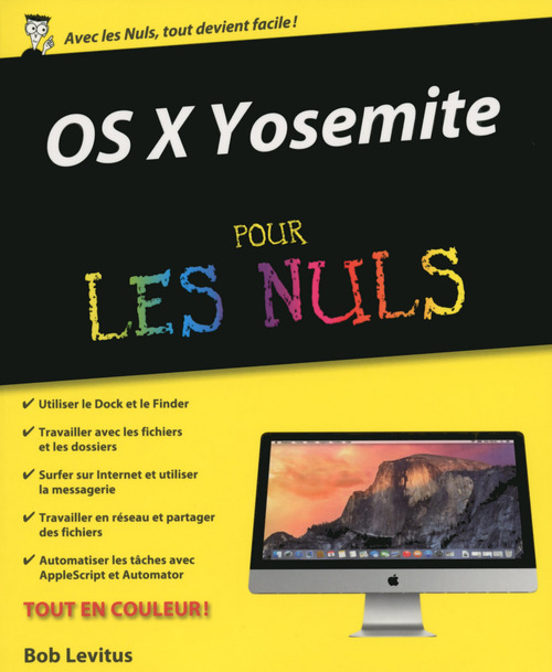 ebook cover of Mac OS X 10.10 Pour les Nuls, by Bob LeVitus