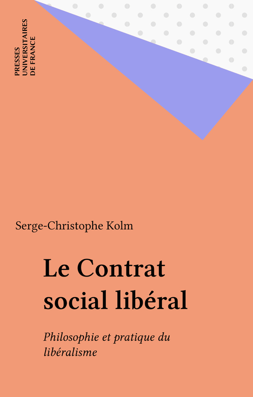 ebook cover of Le Contrat social libéral, by