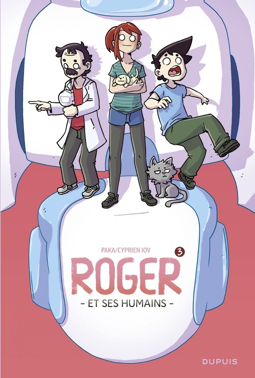 Couverture ebook de Roger et ses humains - Tome 3, de Cyprien Iov, Paka