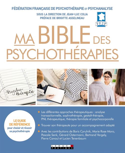 Couverture ebook de Ma Bible des psychothérapies, de Collectif