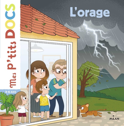 ebook cover of L'orage, by Stéphanie Ledu, Benjamin Bécue