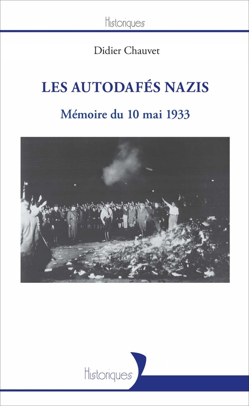 Couverture ebook de Les autodafés nazis, de Didier Chauvet