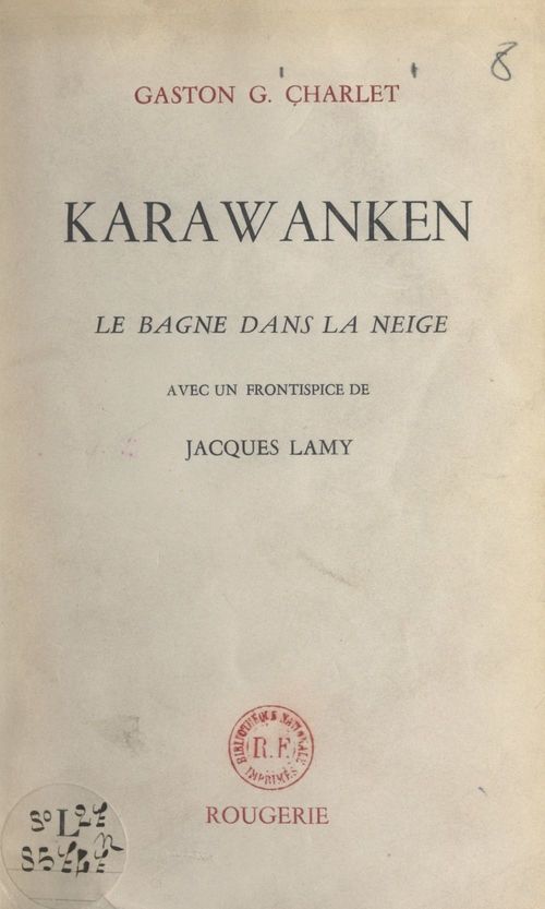 ebook cover of Karawanken, by Gaston-Georges Charlet