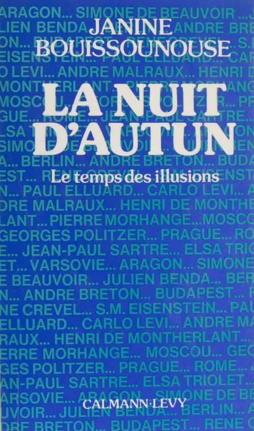 ebook cover of La nuit d'autun, by Janine Bouissounouse