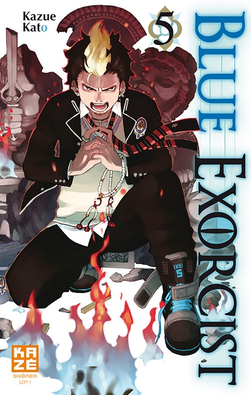Couverture ebook de Blue Exorcist T05, de Kazue Kato