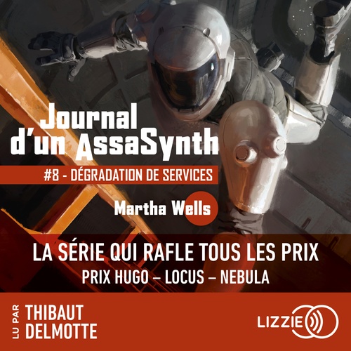 Couverture audiobook de Journal d'un AssaSynth - Tome 8 Dégradation de services, de Martha Wells