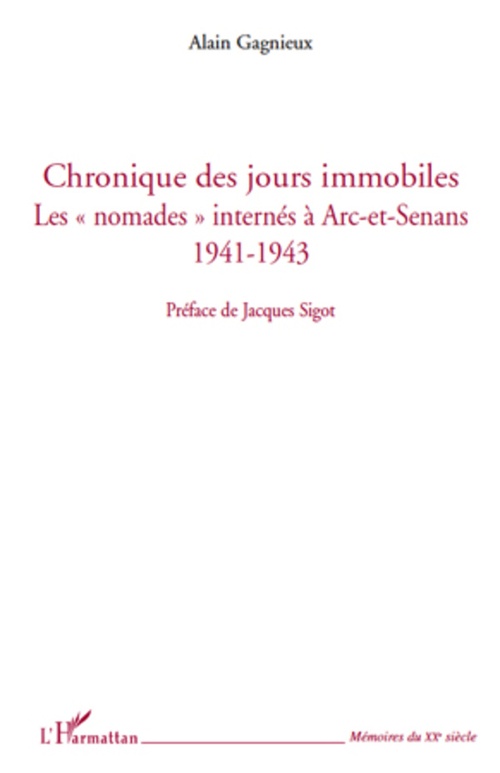 Couverture ebook de Chronique des jours immobiles, de Alain Gagnieux