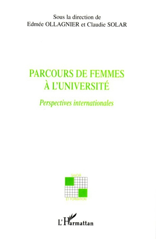 ebook cover of Parcours de femmes à l'université, by Edmée Ollagnier, Claudie Solar