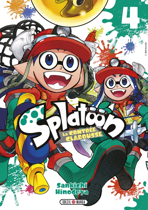 ebook cover of Splatoon - La Contrée Clabousse T04, by Nintendo, Sankichi Hinodeya