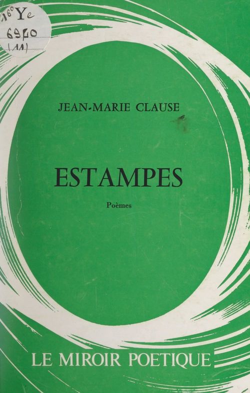 Couverture ebook de Estampes, de Jean-Marie Clause