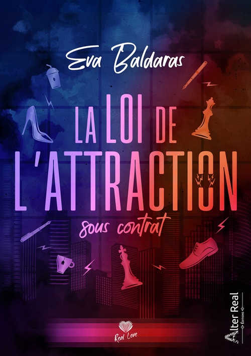 Couverture ebook de La Loi de l'attraction sous contrat, de Baldaras Eva