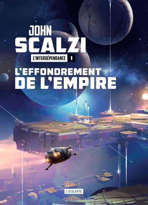 ebook cover of L'Effondrement de l'Empire, by John Scalzi