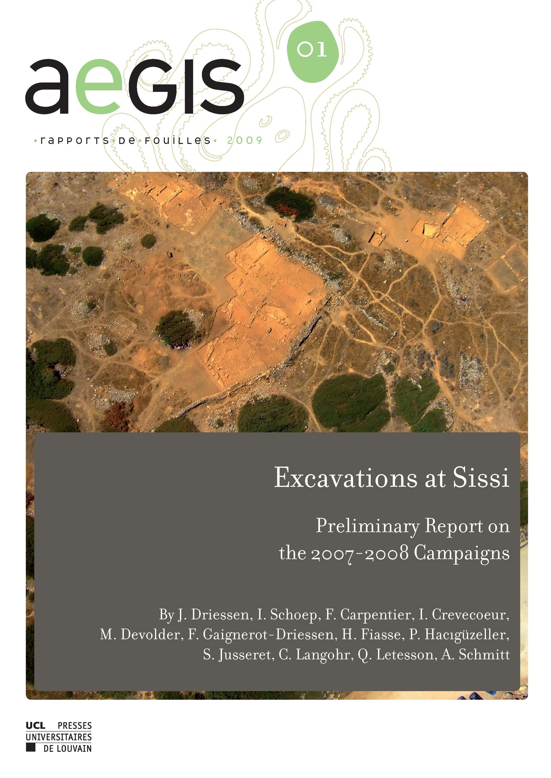 Couverture ebook de Excavations at Sissi, de