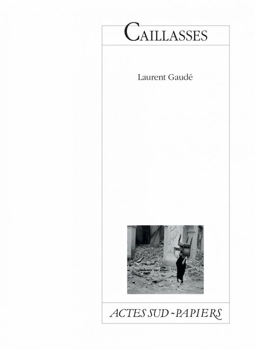 ebook cover of Caillasses, by Laurent Gaudé