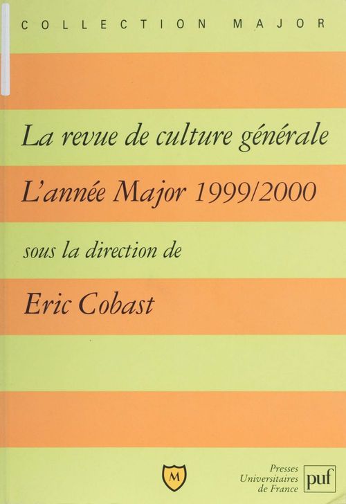 Couverture ebook de «La Revue de culture générale», de Eric Cobast
