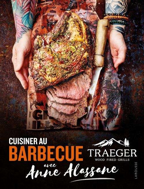 Couverture ebook de Cuisiner au barbecue Traeger avec Anne Alassane, de Anne Alassane