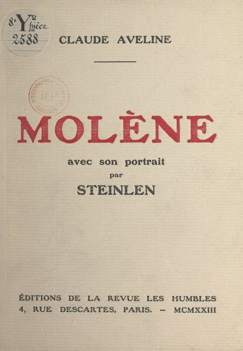 ebook cover of Molène, by Claude Aveline