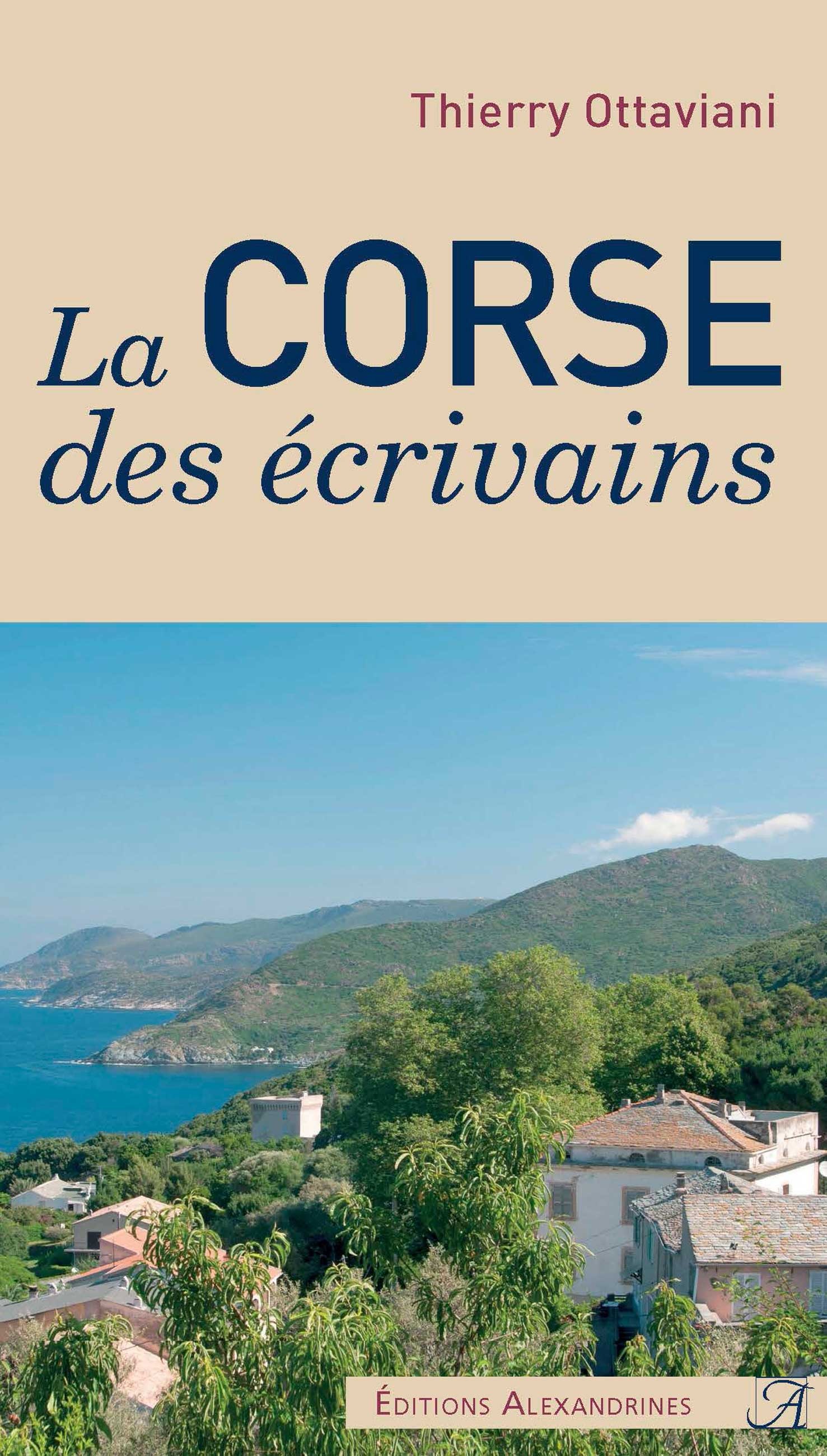 Couverture ebook de La Corse des écrivains, de Thierry Ottaviani