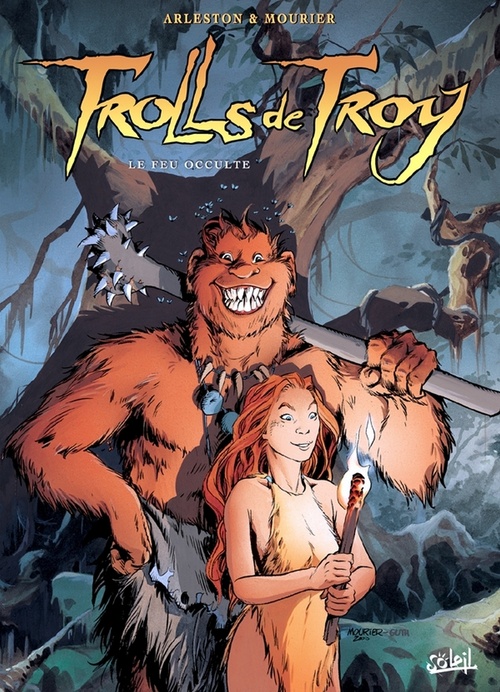 ebook cover of Trolls de Troy T04 - Le feu occulte, by Christophe Arleston