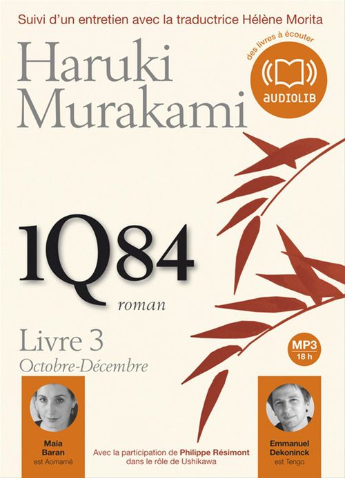 audiobook cover of 1Q84 Livre 3, by Haruki Murakami