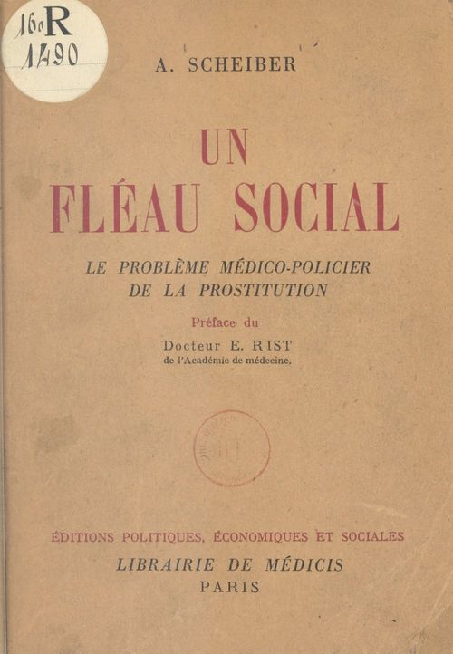 Couverture ebook de Un fléau social, de Alfred Scheiber