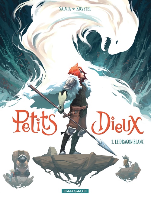 Couverture ebook de Petits Dieux - Tome 1 - Le Dragon blanc, de Mathieu Salvia
