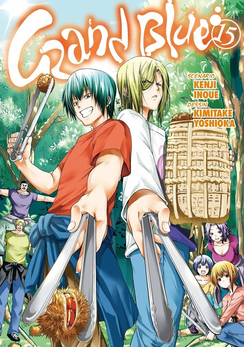 Couverture ebook de Grand Blue - Tome 15 - Grand Blue, de Kenji Inoue