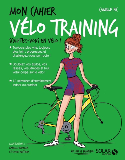 Couverture ebook de Mon cahier Vélo training, de Camille Pic