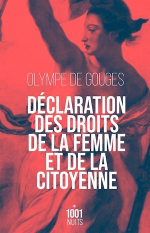 Couverture ebook de Déclaration des droits de la femme et de la citoyenne, de Olympe de Gouges