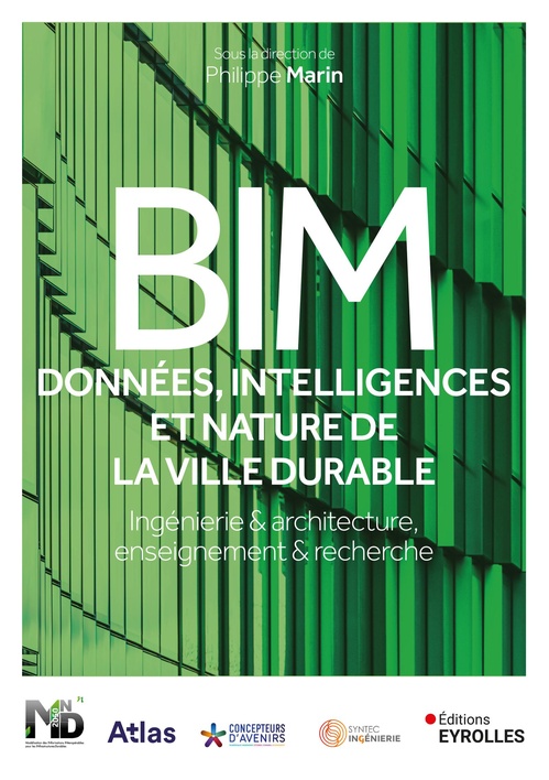 Couverture ebook de BIM : données, intelligences et nature de la ville durable, de Philippe Marin, Nader Boutros