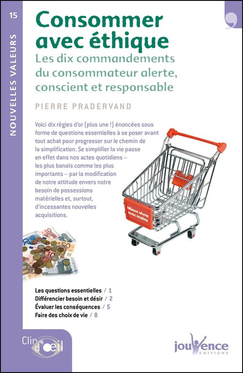 ebook cover of Consommer avec éthique, by Pierre Pradervand