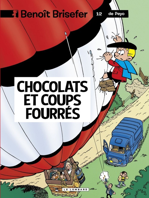 Couverture ebook de Benoît Brisefer (Lombard) - tome 12 - Chocolats et coups fourrés, de Peyo
