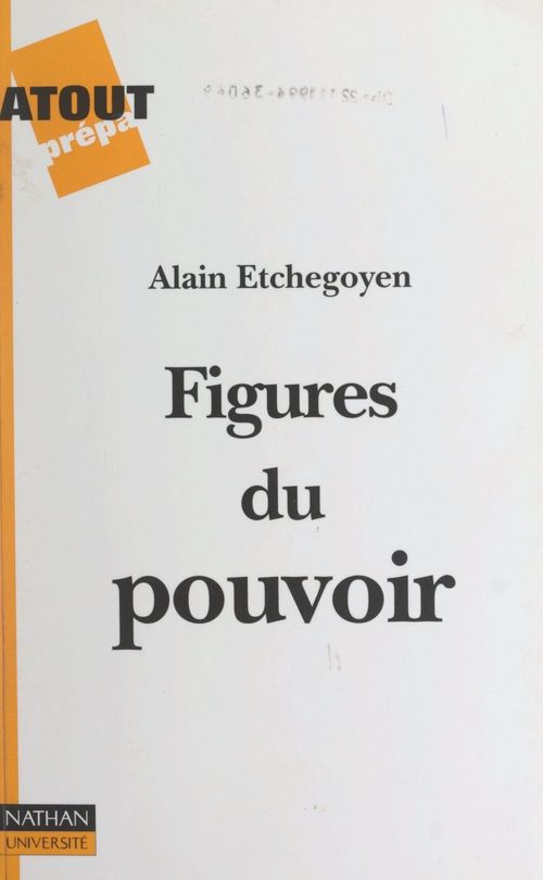 ebook cover of Figures du pouvoir, by Alain Etchegoyen