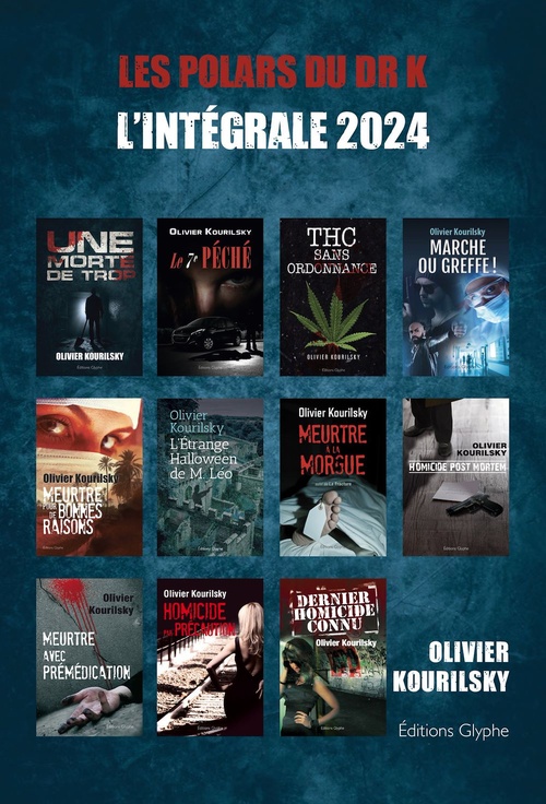Couverture ebook de Les polars du Dr K, l'intégrale 2024, de Olivier Kourilsky