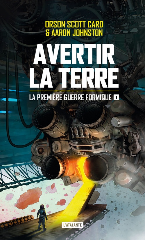 ebook cover of Avertir la Terre, by Aaron Johnston, Orson Scott Card