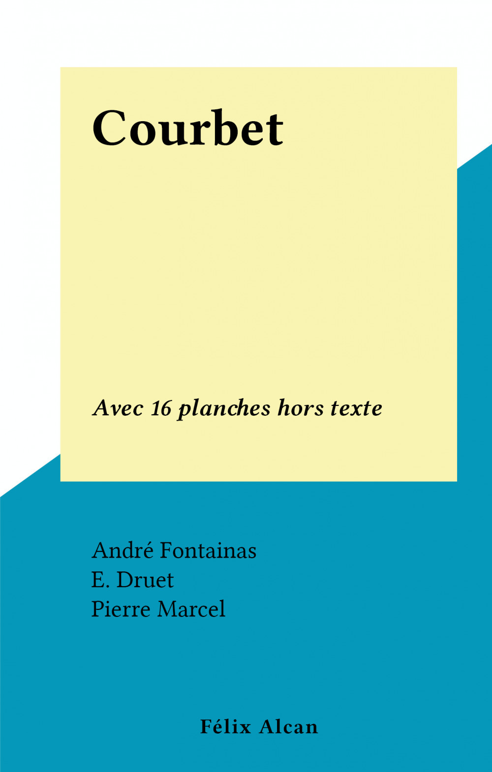 ebook cover of Courbet, by Andre Fontainas