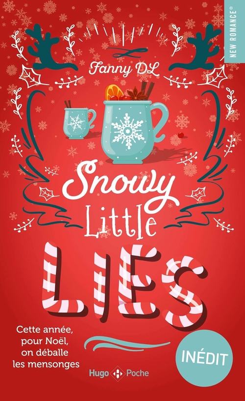Couverture ebook de Snowy little lies - Romance de Noël, de Fanny DL