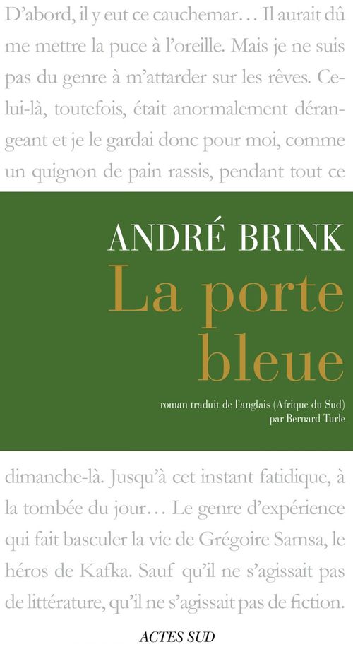 Couverture ebook de La Porte bleue, de André Brink
