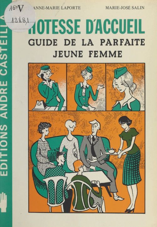 Couverture ebook de Hôtesse d'accueil, de Jeanne-Marie Laporte, Marie-Jose Salin