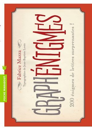 Couverture ebook de Graphénigmes, de Fabrice Mazza, Jean-Baptiste Levée