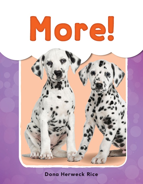 ebook cover of More!, by Dona Herweck Rice