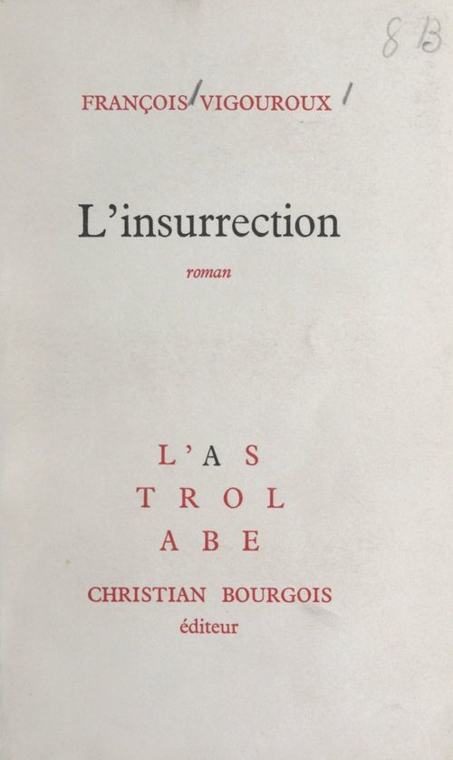Couverture ebook de L'insurrection, de Francois Vigouroux