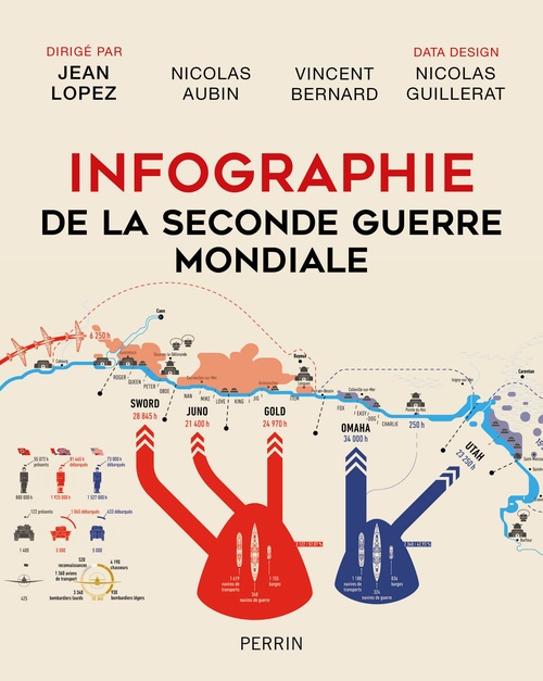 Couverture ebook de Infographie de la Seconde Guerre mondiale, de Collectif