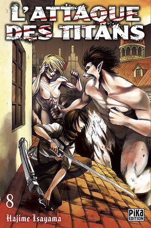 Couverture ebook de L'Attaque des Titans T08, de Hajime Isayama