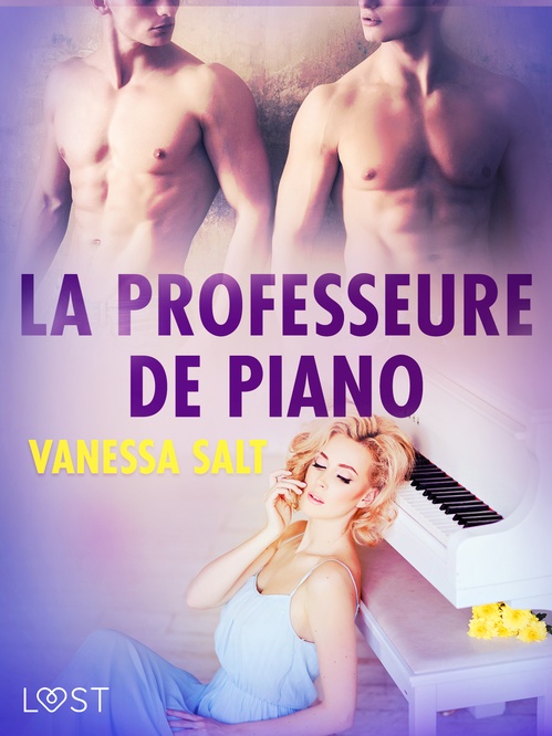 Couverture ebook de La professeure de piano - une nouvelle érotique, de Vanessa Salt