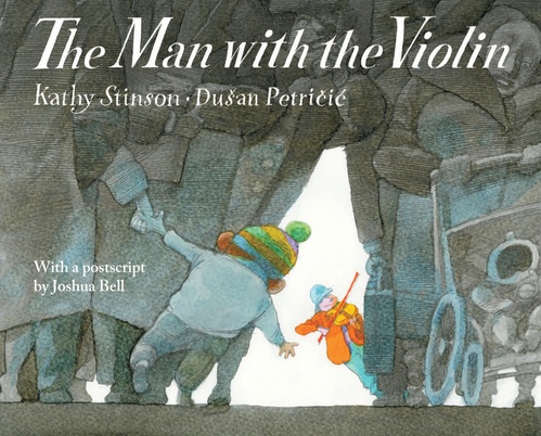 Couverture ebook de The Man with the Violin, de Kathy Stinson